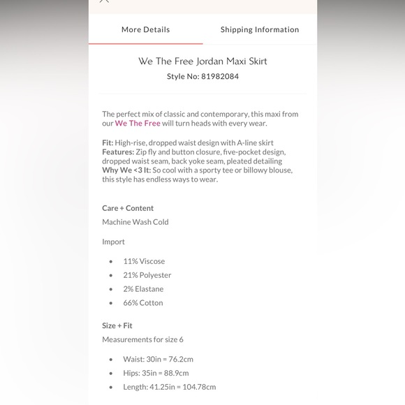 Free People We The Free Jordan Maxi Skirt - Picture 3 of 5